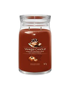 Yankee Candle Pumpkin Cinnamon Swirl Candle - Large Jar